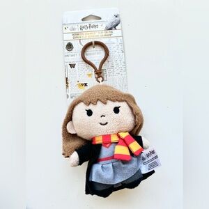 NWT Harry Potter Hermione Granger Plush Keychain - Brown and Yellow